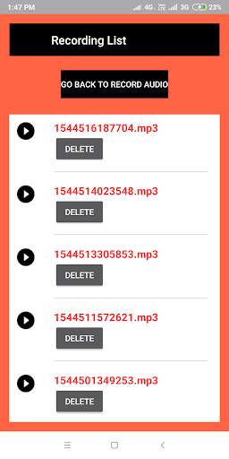 Voice Recorder screenshot 2