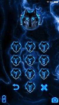 3D Thunder Wolf Lockscreen Theme screenshot 4
