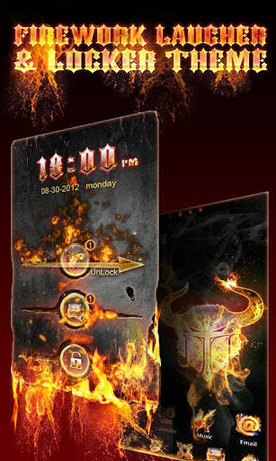 Firework GO launcherEX Theme screenshot 8