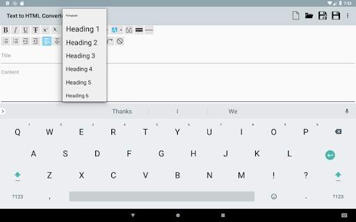 Text to HTML Converter 11 تصوير الشاشة