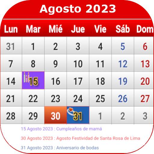 Peru Calendario 2023 2.0.2