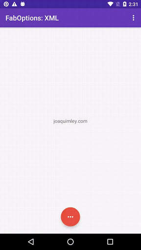 FabOptions Sample स्क्रीनशॉट 1