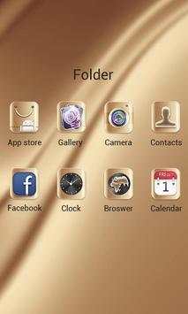 Gold V Launcher Theme screenshot 3