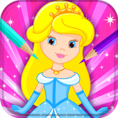 Princess Coloring Book icon