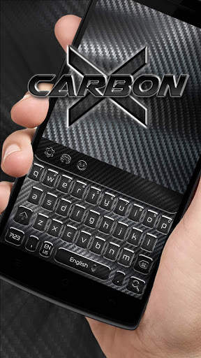 Carbon Fiber Keyboard Hi-Tech Theme screenshot 3