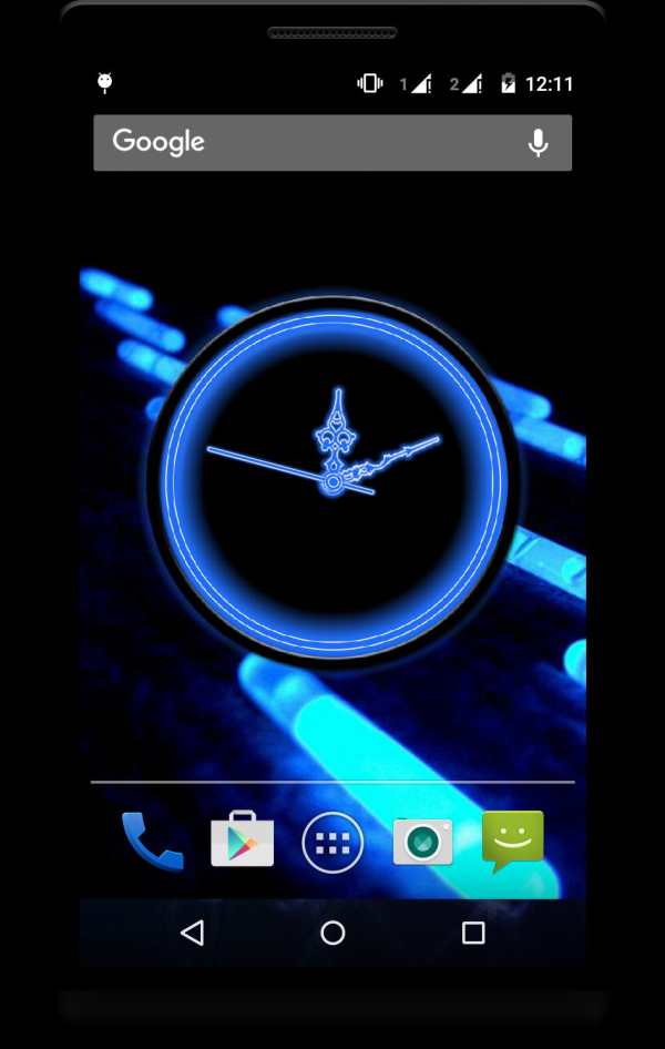 Glowing Clock Live Wallaper screenshot 4