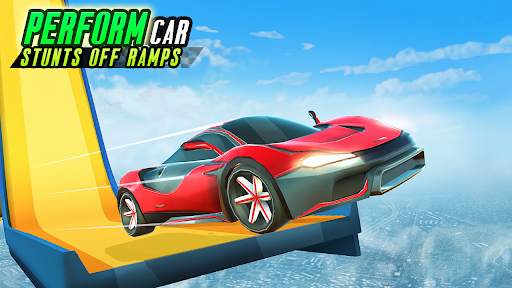 Mega Ramp Car Stunts: Crazy Car Racing Game screenshot 1
