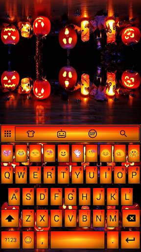 Halloween Emoji Keyboard screenshot 1