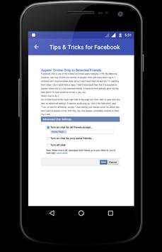 Tips & Tricks For Facebook screenshot 2