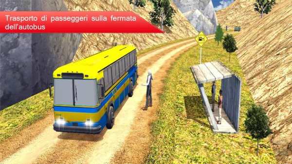 Autobus di montagna che guida screenshot 1