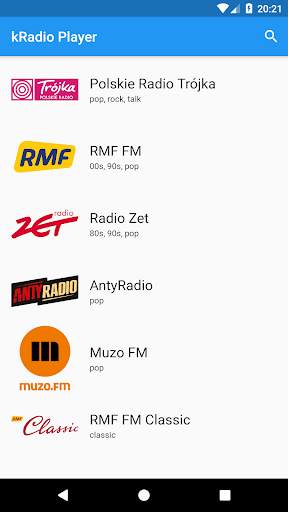 kRadio Player screenshot 1