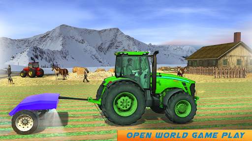 Snow Tractor Agriculture Simulator screenshot 4