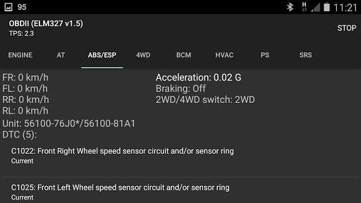 SZ Viewer A1: reading DTCs for Suzuki screenshot 3