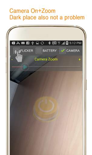 Flashlight - Flicker Camera screenshot 3