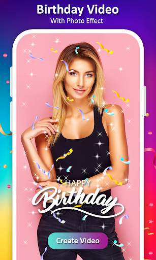Birthday Effect Photo Video Animation Maker screenshot 1