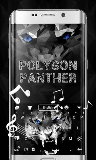 Polygon Panther GO Keyboard Theme screenshot 5