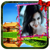 Scenery frame photo effect icon