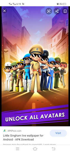 wallpaper little Singham screenshot 8