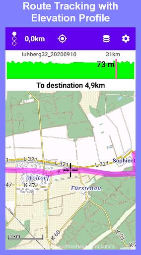 Alminav: Offline Outdoor Navigation screenshot 4