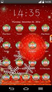 Next Launcher Theme MerryXMAS screenshot 3