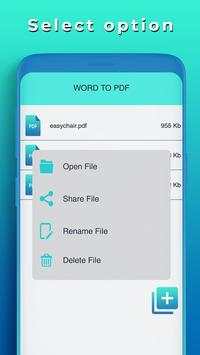 Word to PDF converter 2 تصوير الشاشة