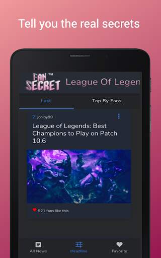🏅 FanSecret™: League Of Legends Games screenshot 8