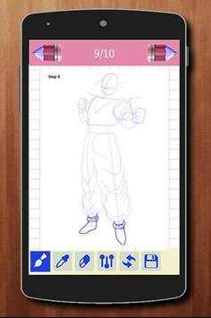 Learn to Draw Dragon Songoku Ballz Characters screenshot 5