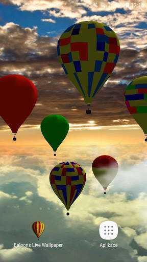 Air Baloons 3D Live Wallpaper screenshot 1