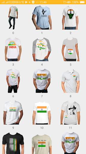 India Flag Shirt screenshot 2