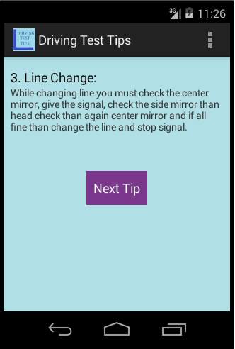 Driving License Road Test Tips screenshot 1