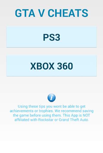 Cheats GTA 5 screenshot 1