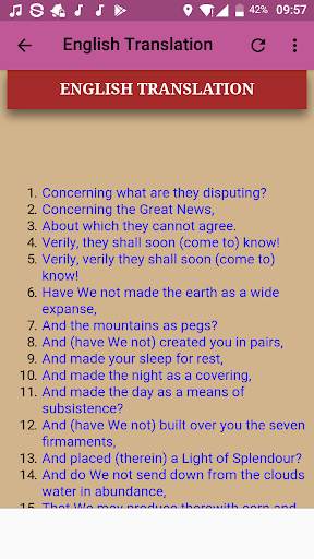 Surah An Naba Offline Mp3 screenshot 6