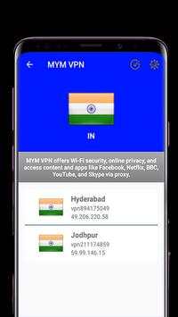 MYM VPN: TURBO VPN AND PROXY screenshot 4