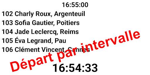 Go! - Horloge de départ screenshot 5