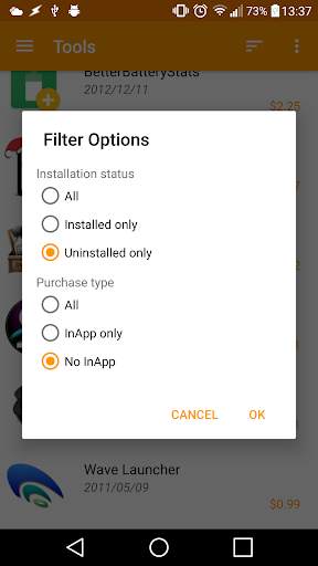 Purchased Apps (Reinstall your paid apps & games) screenshot 3