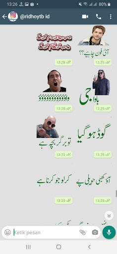 Sticker Wa Urdu Pashto WAStickerApps screenshot 8