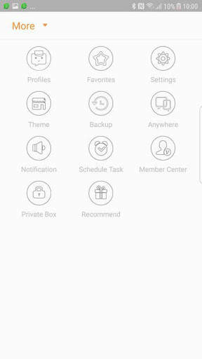 New Samsung style Next SMS Skin screenshot 3