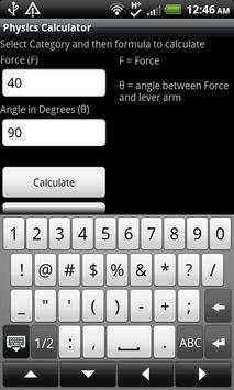 Physics Calculator Demo screenshot 4