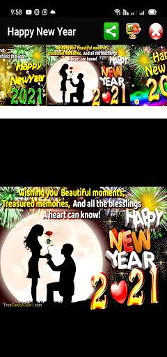 New Year Greeting Cards 2022 screenshot 4