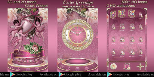 Easter Greetings Go Launcher theme screenshot 6