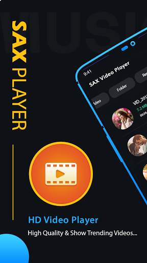 SAX HD Video Player -All Format Video Player 2021 screenshot 1