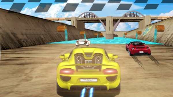 Extreme Water Car Race - Impossible Tracks Racing screenshot 1