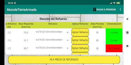 Wall Retaining App screenshot 2