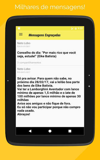 Sorria! - mensagens e frases engraçadas screenshot 5