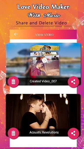Love Video Maker With Music screenshot 4