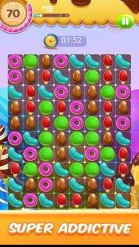 Gummy Candy Cookie Crush: Sweet Blossom Blast 2020 screenshot 2