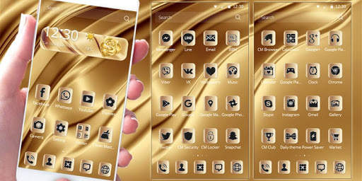 Royal Gold Boss Theme screenshot 3