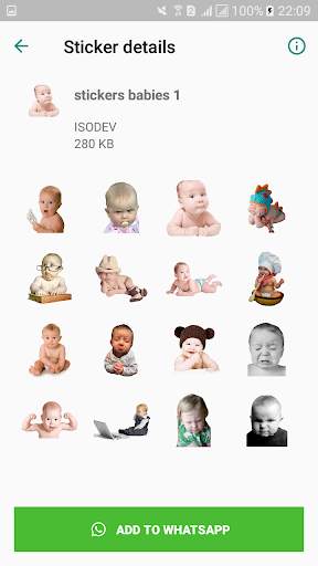 stickers babies for whatsapp screenshot 5