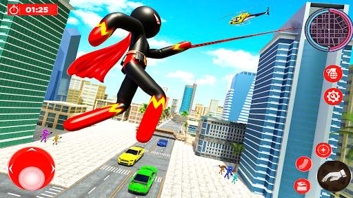 Stickman Rope Superhero Game screenshot 5
