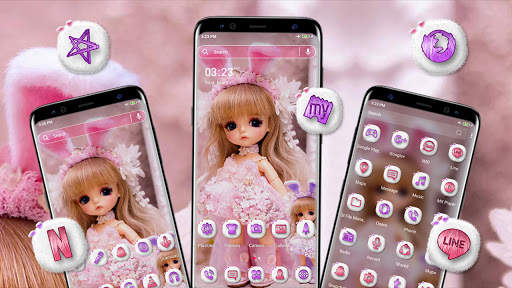 Fashion Doll Launcher Theme screenshot 4